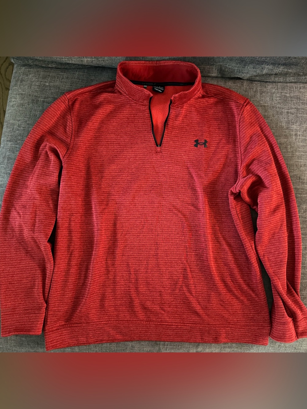Storm Red Men’s Half-Zip Sweater